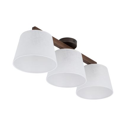 Brilagi - Plafonnier fixé au plafond LATTE 3xE27/60W/230V pin/blanc