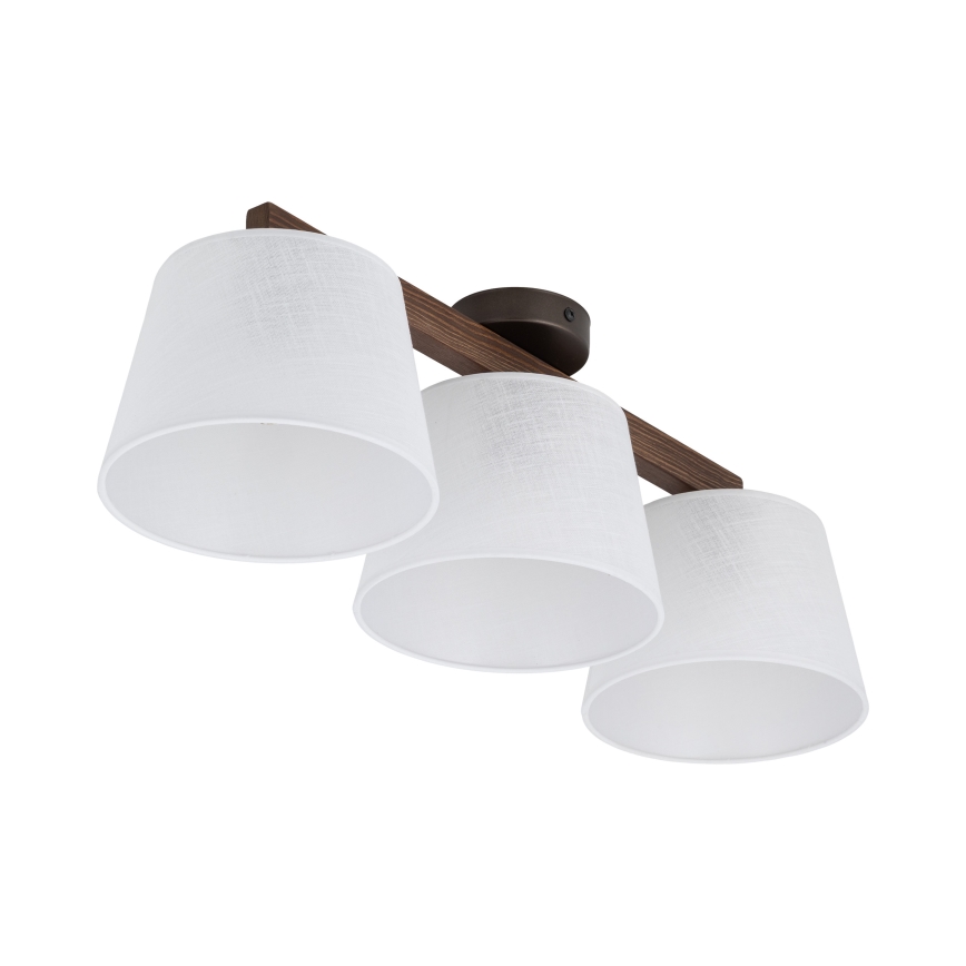 Brilagi - Plafonnier fixé au plafond LATTE 3xE27/60W/230V pin/blanc