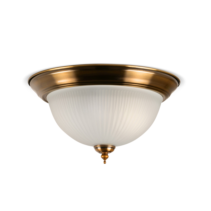 BRILAGI - Plafonnier FRESCO 2xE27/40W/230V diam. 28 cm laiton