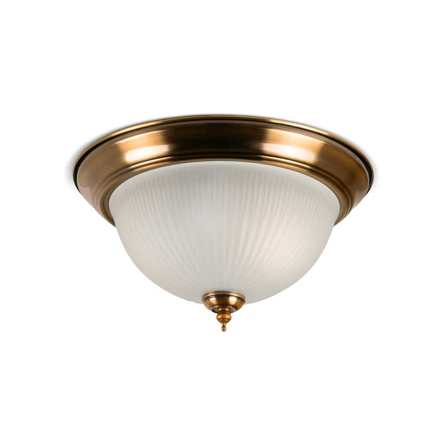 BRILAGI - Plafonnier FRESCO 2xE27/40W/230V diam. 28 cm laiton