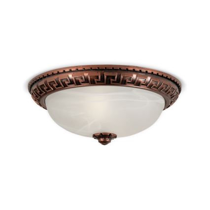 Brilagi - Plafonnier FRESCO 2xE27/40W/230V diam. 30 cm cuivré