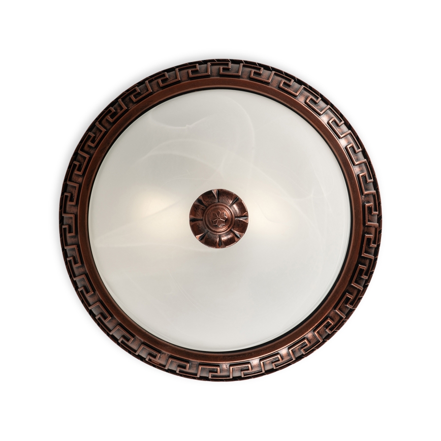 Brilagi - Plafonnier FRESCO 2xE27/40W/230V diam. 30 cm cuivré