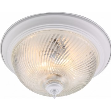 Brilagi - Plafonnier FRESCO 2xE27/40W/230V Ø 28 cm blanc