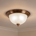 BRILAGI - Plafonnier FRESCO 2xE27/40W/230V Ø 28 cm cuivré