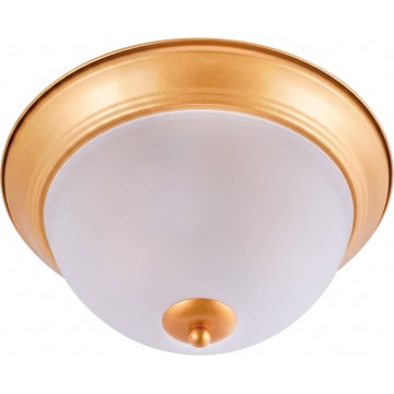 Brilagi - Plafonnier FRESCO 2xE27/40W/230V Ø 28 cm doré