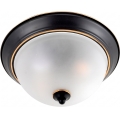 Brilagi - Plafonnier FRESCO 2xE27/40W/230V Ø 28 cm noir/doré