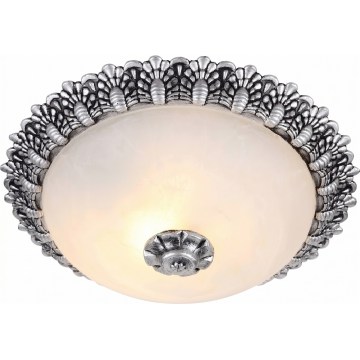 Brilagi - Plafonnier FRESCO 2xE27/40W/230V Ø 30 cm argenté
