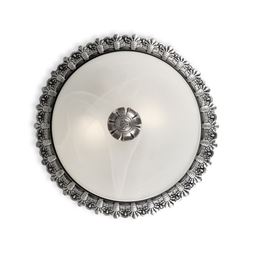 BRILAGI - Plafonnier FRESCO 2xE27/40W/230V Ø 30 cm argenté