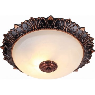 Brilagi - Plafonnier FRESCO 2xE27/40W/230V Ø 30 cm bronze