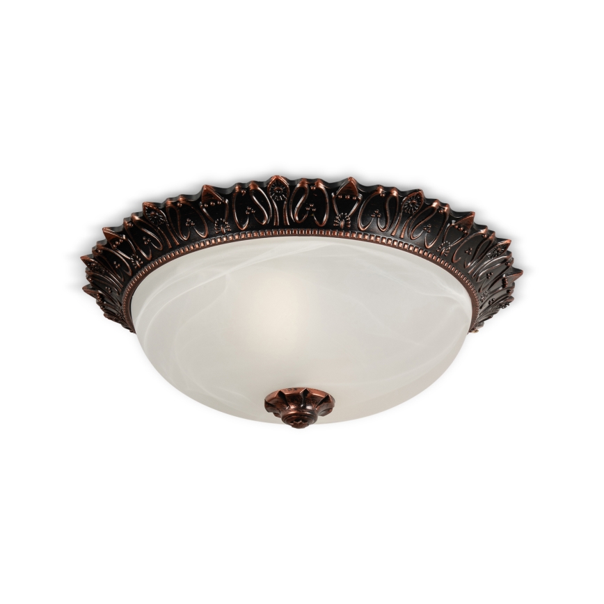 Brilagi - Plafonnier FRESCO 2xE27/40W/230V Ø 30 cm bronze