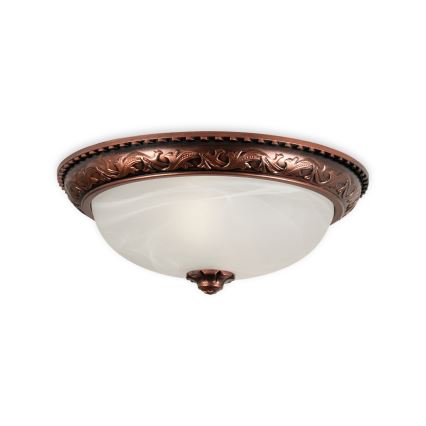 BRILAGI - Plafonnier FRESCO 2xE27/40W/230V Ø 30 cm cuivré