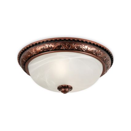BRILAGI - Plafonnier FRESCO 2xE27/40W/230V Ø 30 cm cuivré