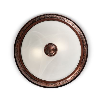 BRILAGI - Plafonnier FRESCO 2xE27/40W/230V Ø 30 cm cuivré