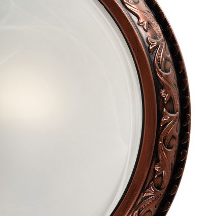 BRILAGI - Plafonnier FRESCO 2xE27/40W/230V Ø 30 cm cuivré