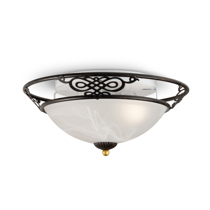 BRILAGI - Plafonnier FRESCO 3xE27/40W/230V Ø 48 cm marron