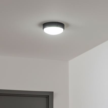 Brilagi - Plafonnier industriel LED SIMA LED/12W/230V IP65 noir