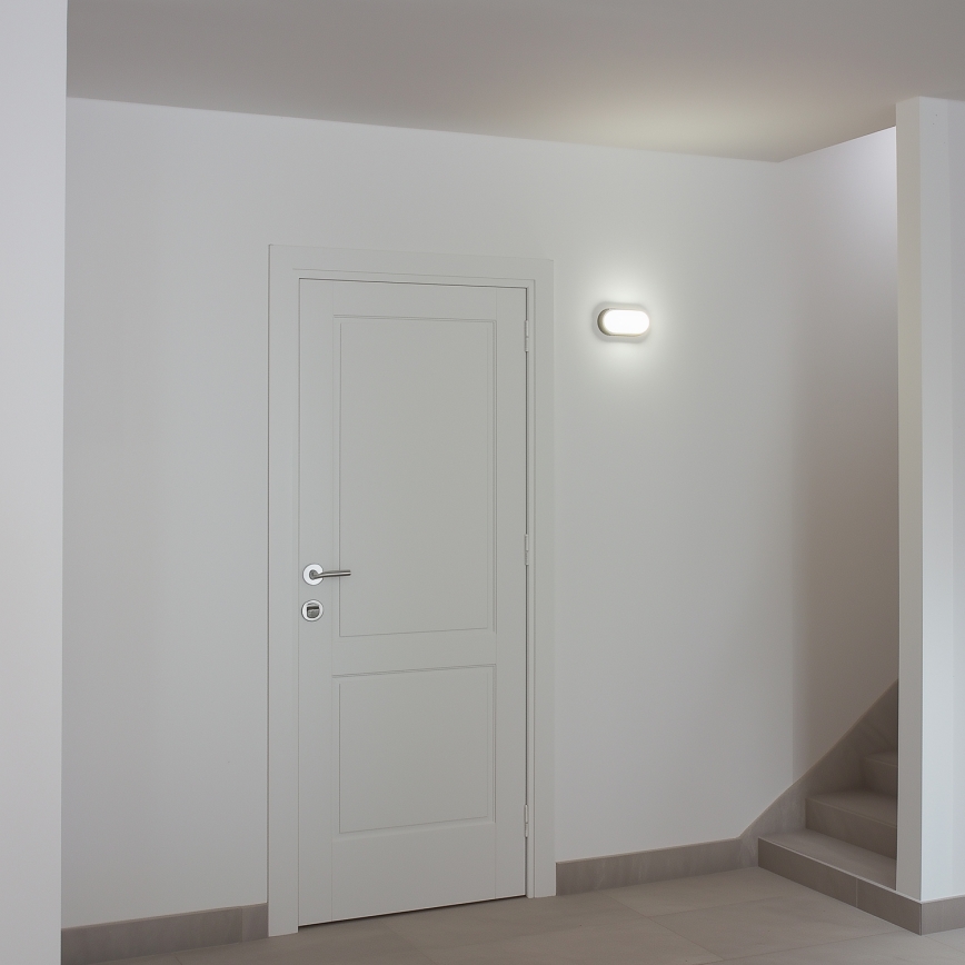 Brilagi - Plafonnier industriel LED SIMA LED/12W/230V IP65 noir