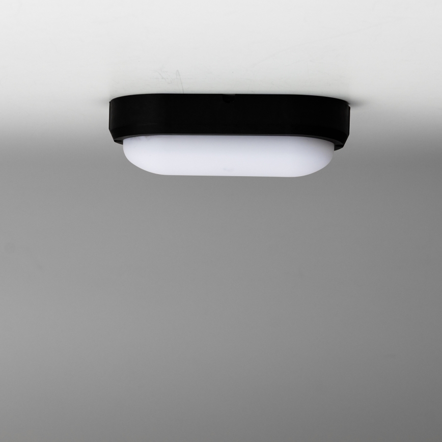 Brilagi - Plafonnier industriel LED SIMA LED/12W/230V IP65 noir