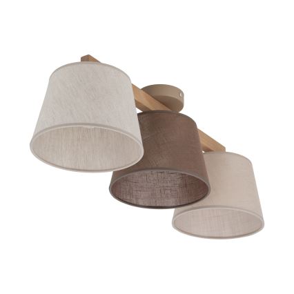 Brilagi - Plafonnier LATTE 3xE27/15W/230V pin/mix