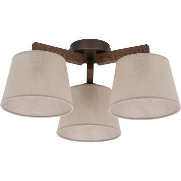 Brilagi - Plafonnier LATTE 3xE27/60W/230V pin/beige