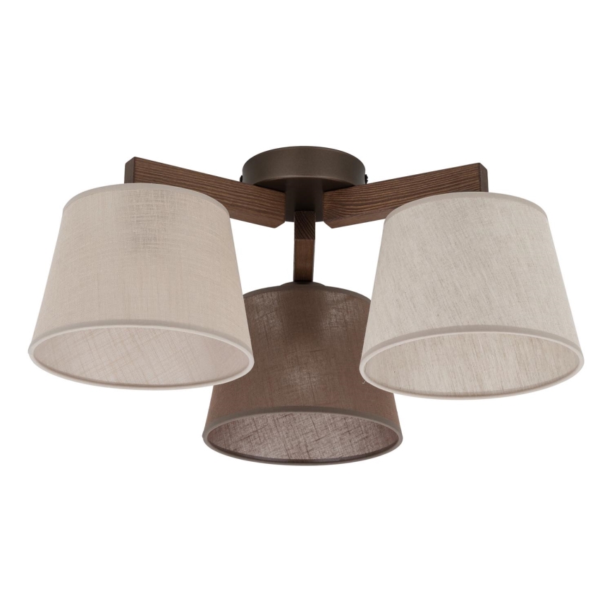 Brilagi - Plafonnier LATTE 3xE27/60W/230V pin/mélange