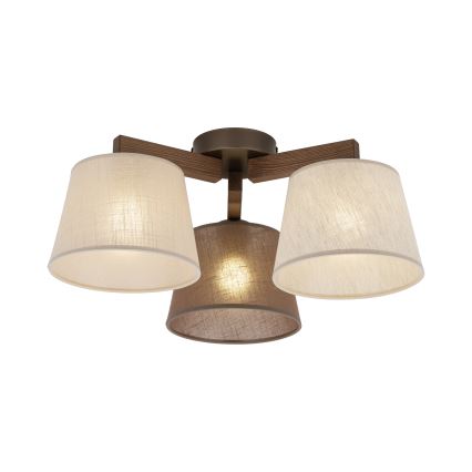 Brilagi - Plafonnier LATTE 3xE27/60W/230V pin/mélange