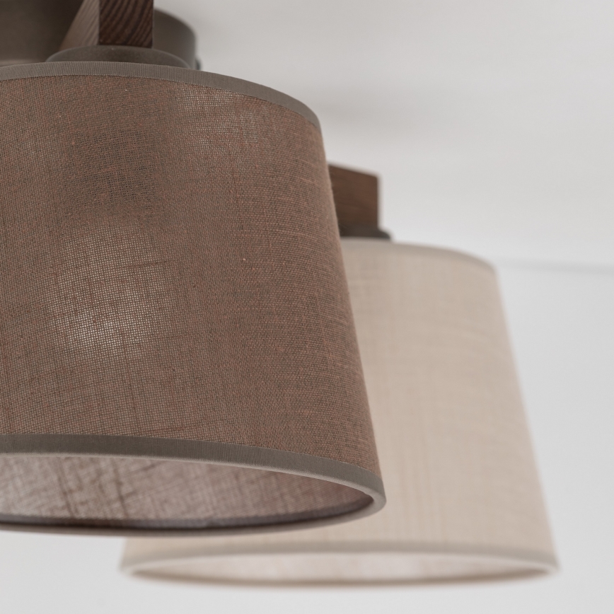 Brilagi - Plafonnier LATTE 3xE27/60W/230V pin/mélange