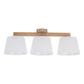 Brilagi - Plafonnier LATTE SABIA 3xE27/60W/230V pin/blanc