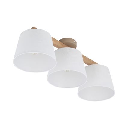 Brilagi - Plafonnier LATTE SABIA 3xE27/60W/230V pin/blanc