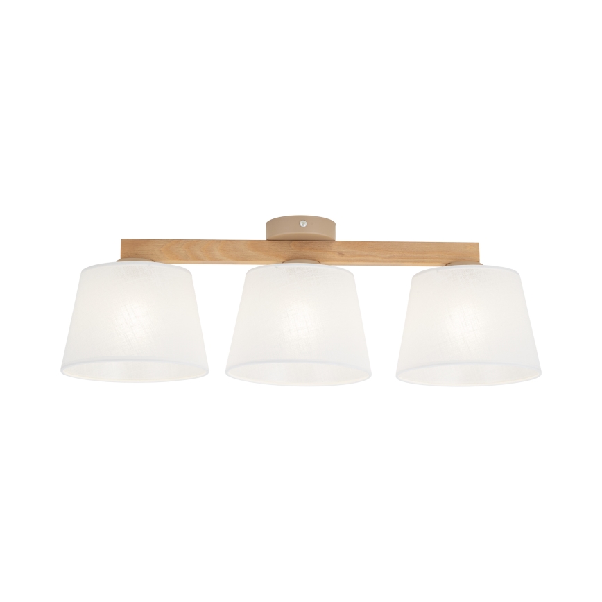Brilagi - Plafonnier LATTE SABIA 3xE27/60W/230V pin/blanc