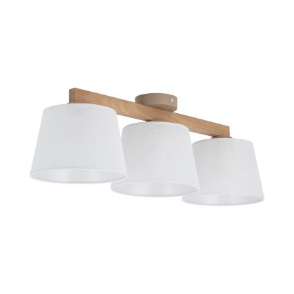 Brilagi - Plafonnier LATTE SABIA 3xE27/60W/230V pin/blanc