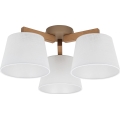 Brilagi - Plafonnier LATTE SABIA 3xE27/60W/230V pin/blanc