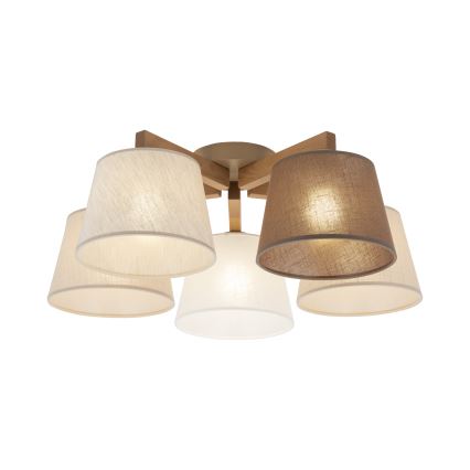 Brilagi - Plafonnier LATTE SABIA 5xE27/60W/230V pin/mixte