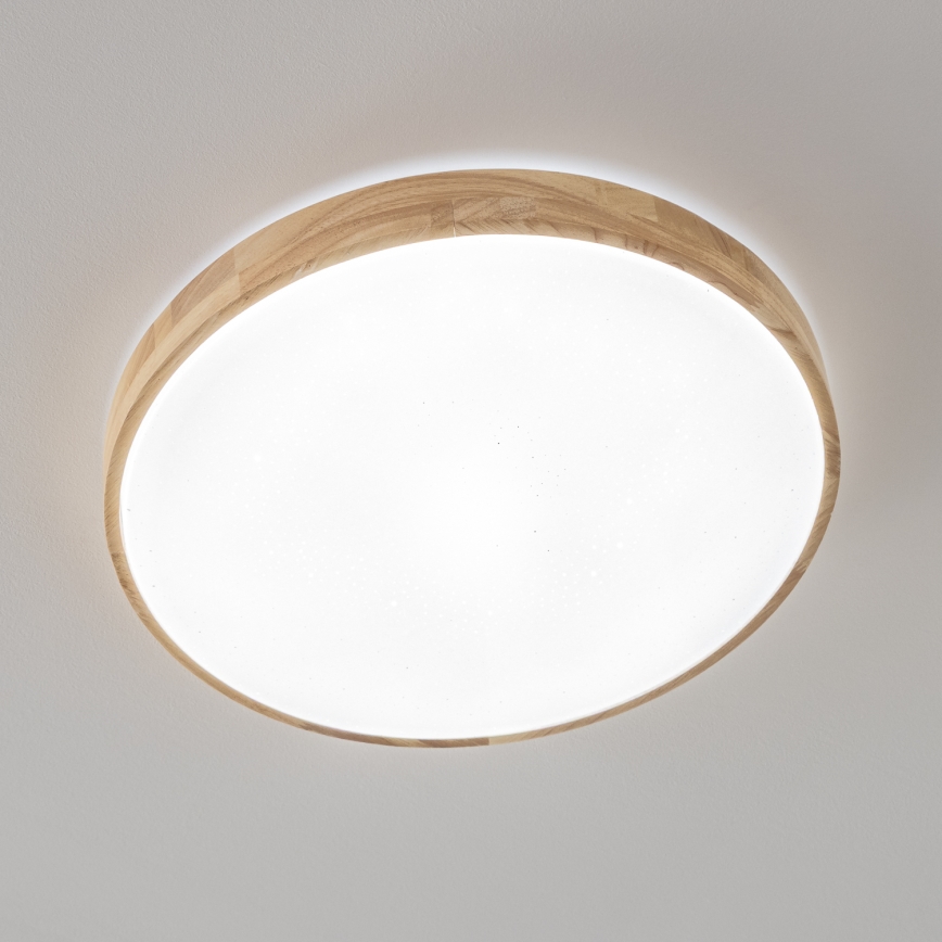 Brilagi - Plafonnier LED à intensité variable PINE LED/60W/230V + télécommande