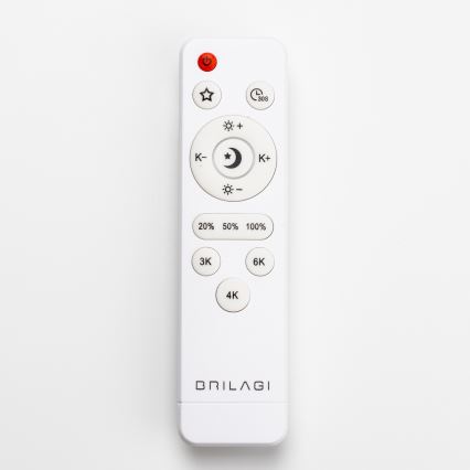 Brilagi - Plafonnier LED à intensité variable PINE LED/60W/230V + télécommande