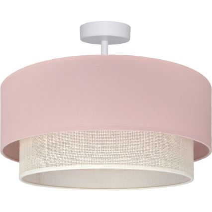 Brilagi - Plafonnier LED à montage en surface BOHO BOBO 1xE27/10W/230V Ø 40 cm rose/crème
