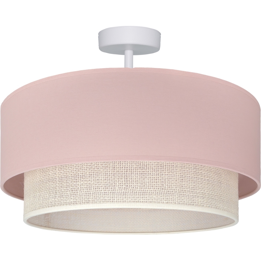 Brilagi - Plafonnier LED à montage en surface BOHO BOBO 1xE27/10W/230V Ø 40 cm rose/crème