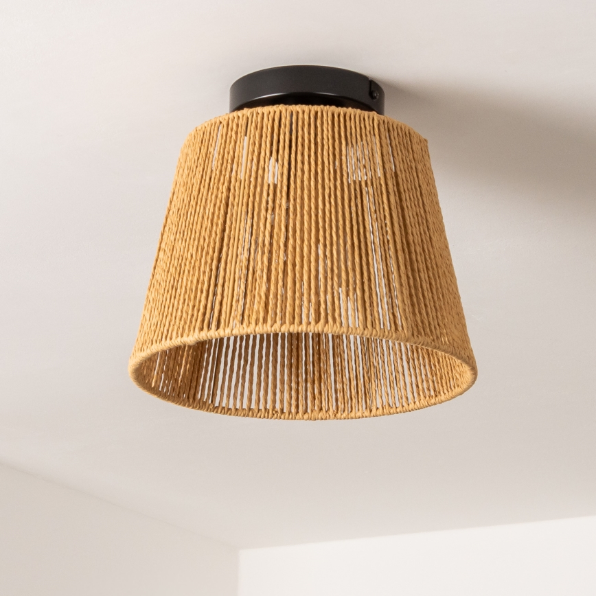 Brilagi - Plafonnier LED à montage en surface CERIA BOHO 1xE27/40W/230V Ø 28 cm marron