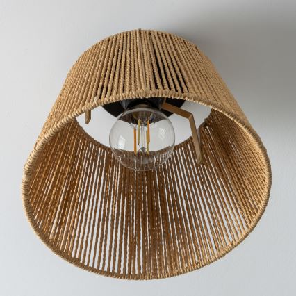 Brilagi - Plafonnier LED à montage en surface CERIA BOHO 1xE27/40W/230V Ø 28 cm marron