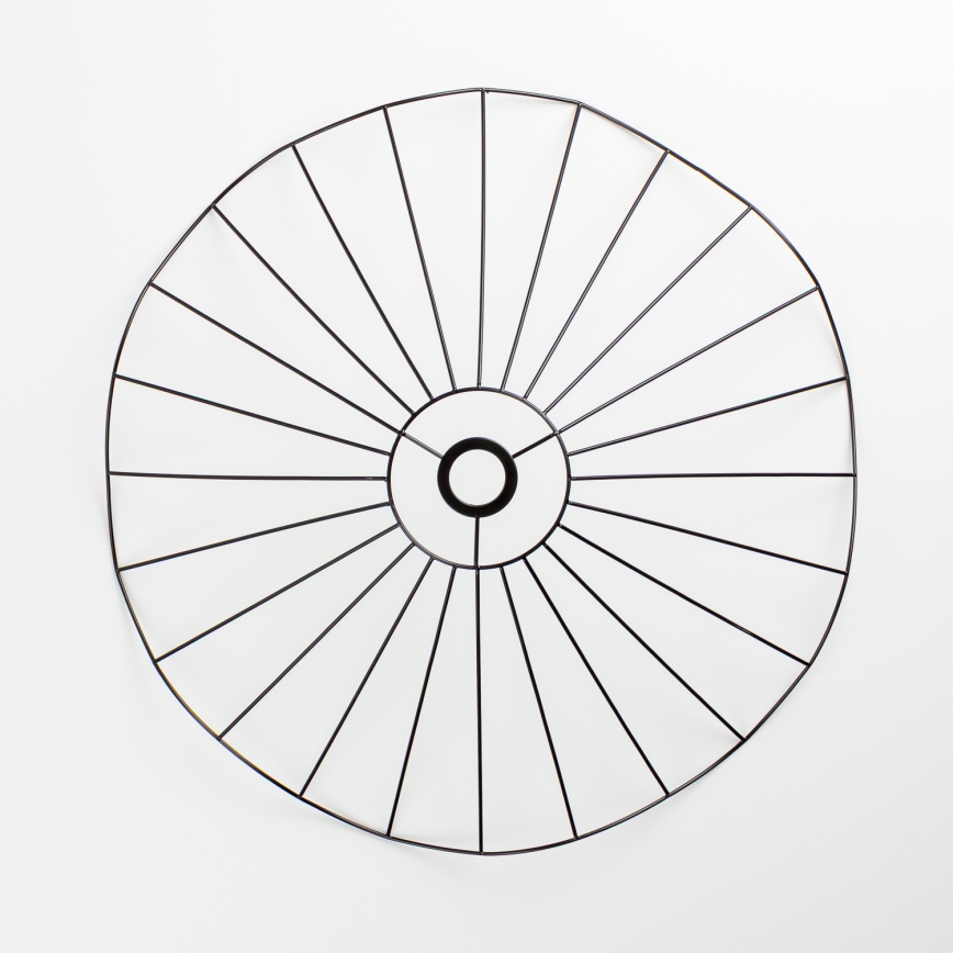 Brilagi - Plafonnier LED à montage en surface CERIA WIRE 1xE27/40W/230V Ø 60 cm noir/chêne