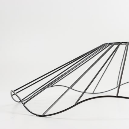 Brilagi - Plafonnier LED à montage en surface CERIA WIRE 1xE27/40W/230V Ø 60 cm noir/chêne