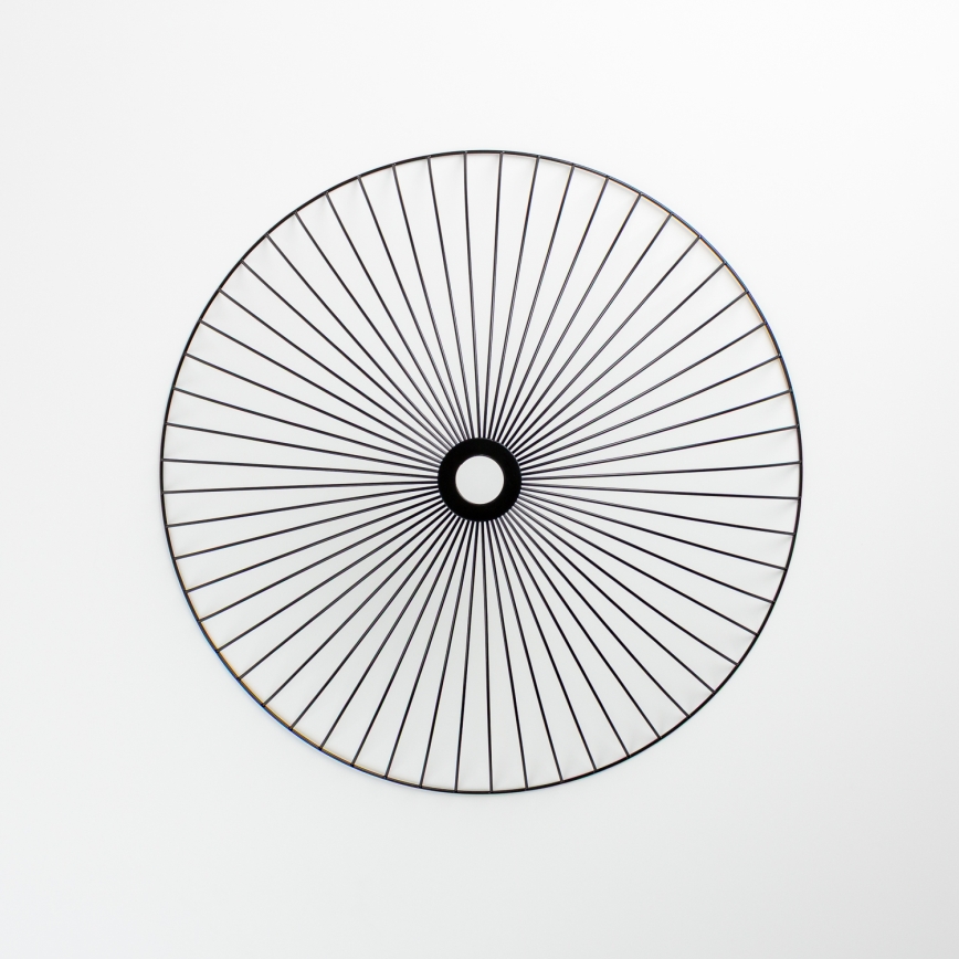 Brilagi - Plafonnier LED à montage en surface CERIA WIRE 1xE27/40W/230V Ø 60 cm noir/chêne