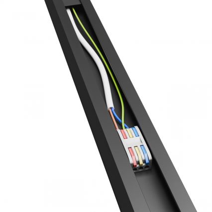 Brilagi - Plafonnier LED en saillie FULLDAY LED/20/30/40W/230V 2700/4000/6000K 120 cm noir