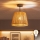 Brilagi - Plafonnier LED affleurant CERIA BOHO 1xE27/60W/230V Ø 28 cm noir/marron