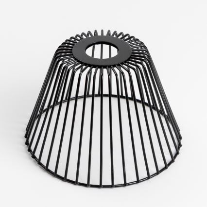 Brilagi - Plafonnier LED affleurant CERIA WIRE 1xE27/40W/230V Ø 21 cm noir/chêne