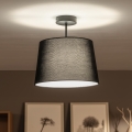 Brilagi - Plafonnier LED apparent CERIA 1xE27/60W/230V Ø 30 cm noir