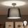 Brilagi - Plafonnier LED apparent CERIA 1xE27/60W/230V Ø 30 cm noir