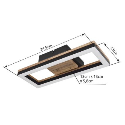 Brilagi - Plafonnier LED AXIS LED/12W/230V