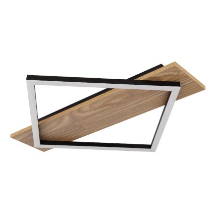 Brilagi - plafonnier LED dimmable VELVET SQUARE LED/24W/230V 43x43 cm 3000/4000/6500K + télécommande gris