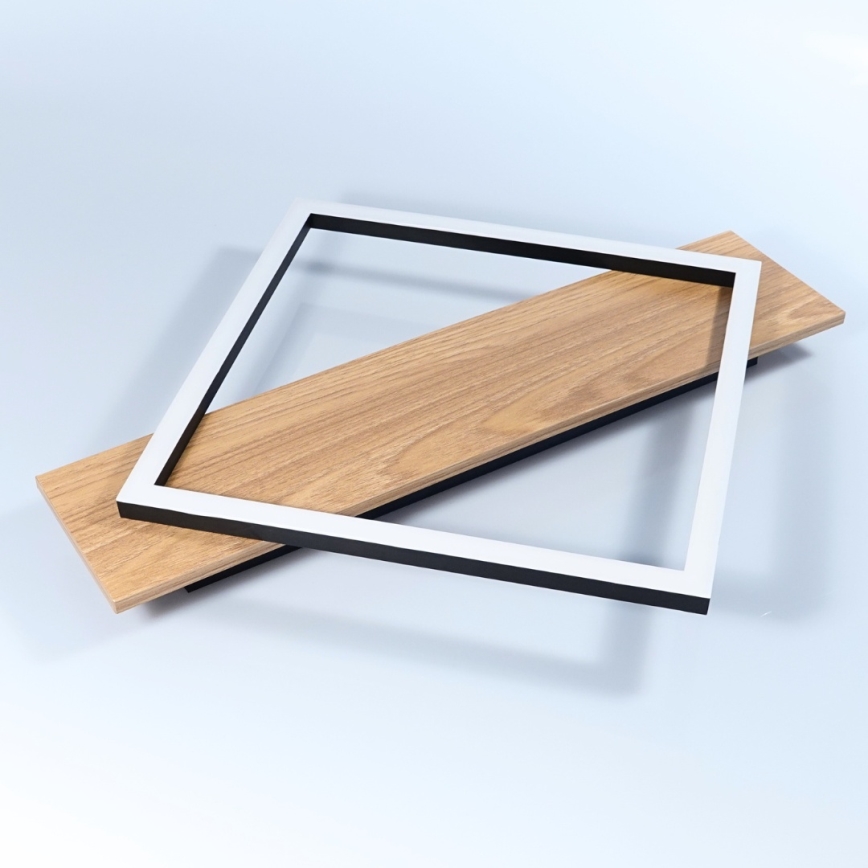 Brilagi - plafonnier LED dimmable VELVET SQUARE LED/24W/230V 43x43 cm 3000/4000/6500K + télécommande gris